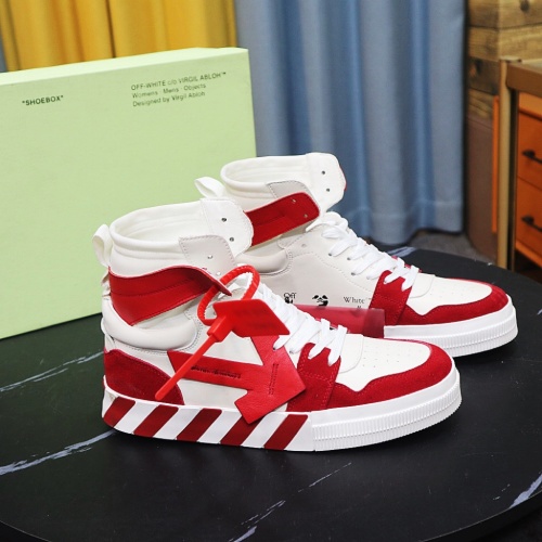Off-White High Tops Shoes For Men #1148586 $105.00 USD, Wholesale Replica Off-White High Tops Shoes