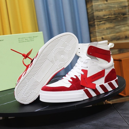 Replica Off-White High Tops Shoes For Men #1148586 $105.00 USD for Wholesale