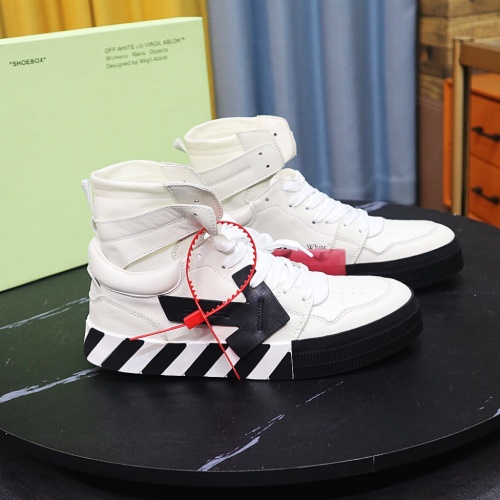 Off-White High Tops Shoes For Men #1148587 $105.00 USD, Wholesale Replica Off-White High Tops Shoes