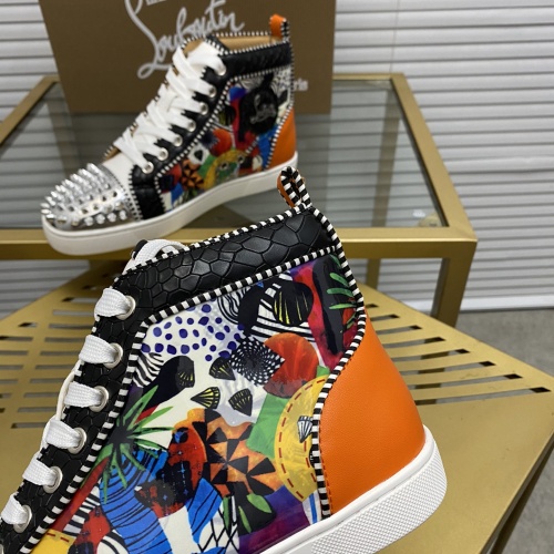 Replica Christian Louboutin High Top Shoes For Men #1148673 $92.00 USD for Wholesale