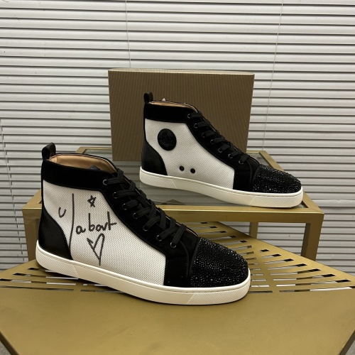 Christian Louboutin High Top Shoes For Men #1148677 $96.00 USD, Wholesale Replica Christian Louboutin High Top Shoes