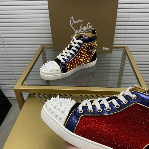 Replica Christian Louboutin High Top Shoes For Men #1148722 $98.00 USD for Wholesale