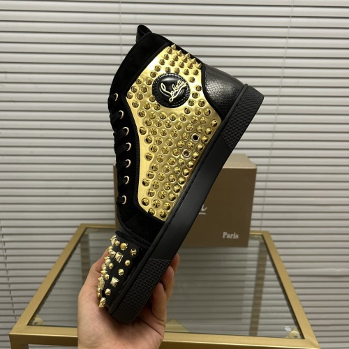 Replica Christian Louboutin High Top Shoes For Men #1148724 $98.00 USD for Wholesale