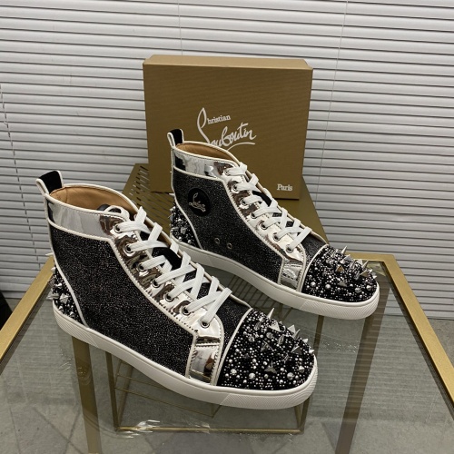 Christian Louboutin High Top Shoes For Men #1148726 $98.00 USD, Wholesale Replica Christian Louboutin High Top Shoes