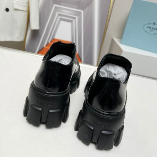 Replica Prada Leather Shoes For Women #1148777 $105.00 USD for Wholesale