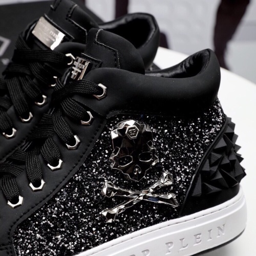 Replica Philipp Plein PP High Tops Shoes For Men #1148884 $80.00 USD for Wholesale