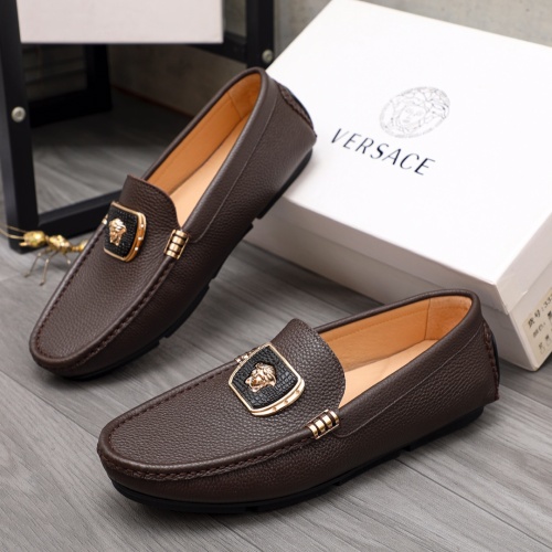 Versace Leather Shoes For Men #1148995