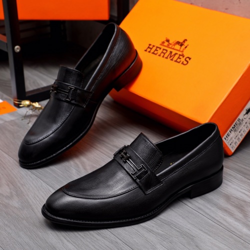 Hermes Leather Shoes For Men #1149009 $82.00 USD, Wholesale Replica Hermes Leather Shoes