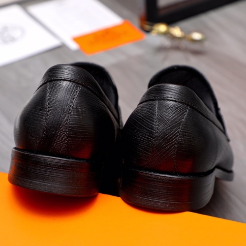 Replica Hermes Leather Shoes For Men #1149009 $82.00 USD for Wholesale