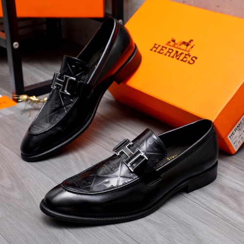 Hermes Leather Shoes For Men #1149010 $82.00 USD, Wholesale Replica Hermes Leather Shoes
