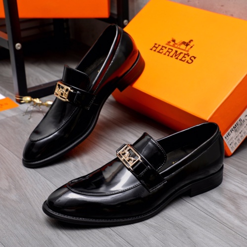 Hermes Leather Shoes For Men #1149012 $82.00 USD, Wholesale Replica Hermes Leather Shoes