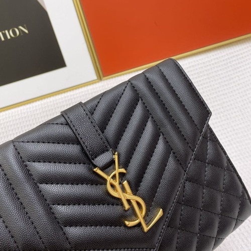 Replica Yves Saint Laurent AAA Wallets For Women #1149160 $82.00 USD for Wholesale