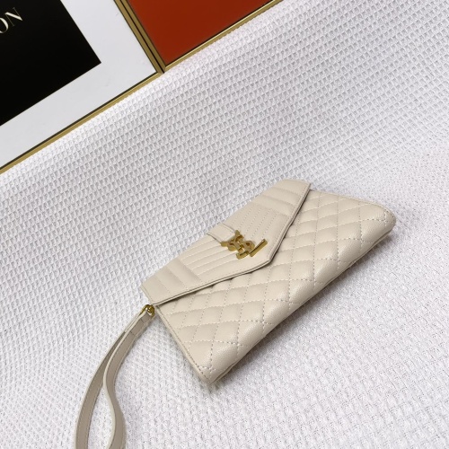 Replica Yves Saint Laurent AAA Wallets For Women #1149161 $82.00 USD for Wholesale