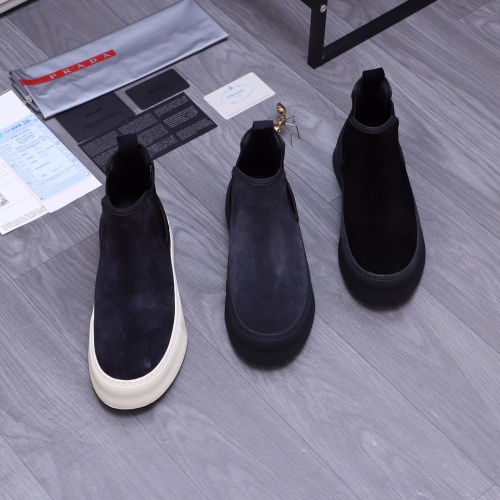 Replica Prada Boots For Men #1149323 $76.00 USD for Wholesale