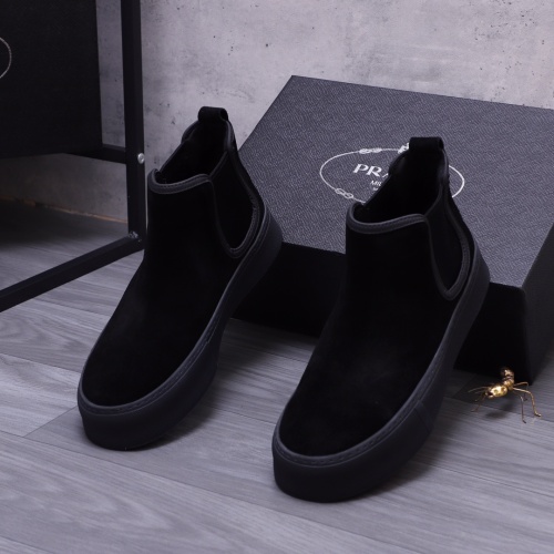 Replica Prada Boots For Men #1149325 $76.00 USD for Wholesale