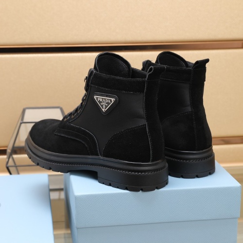 Replica Prada Boots For Men #1149557 $92.00 USD for Wholesale