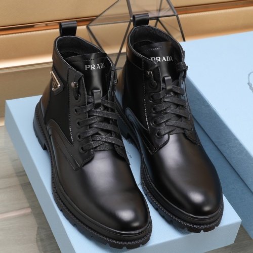 Replica Prada Boots For Men #1149558 $92.00 USD for Wholesale