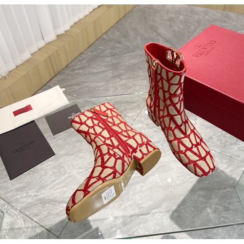 Replica Valentino Boots For Women #1149695 $128.00 USD for Wholesale