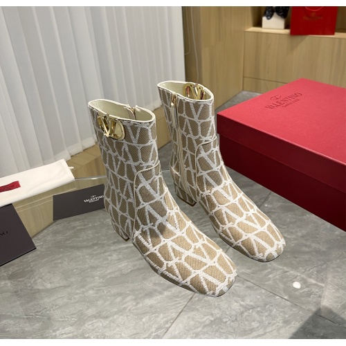 Replica Valentino Boots For Women #1149696 $128.00 USD for Wholesale