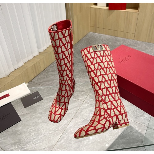 Replica Valentino Boots For Women #1149701 $150.00 USD for Wholesale