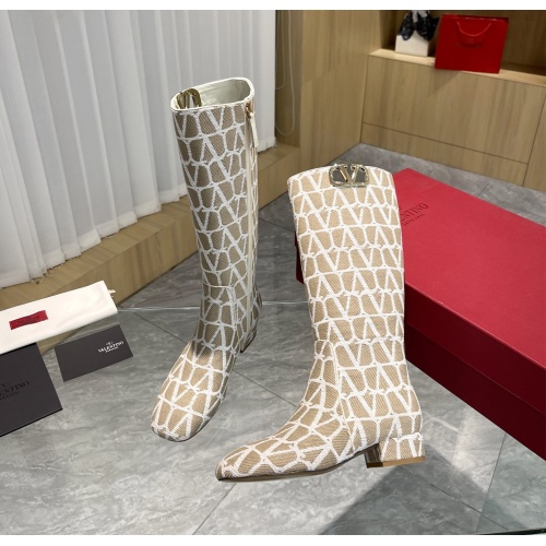Replica Valentino Boots For Women #1149702 $150.00 USD for Wholesale