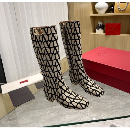Replica Valentino Boots For Women #1149703 $150.00 USD for Wholesale