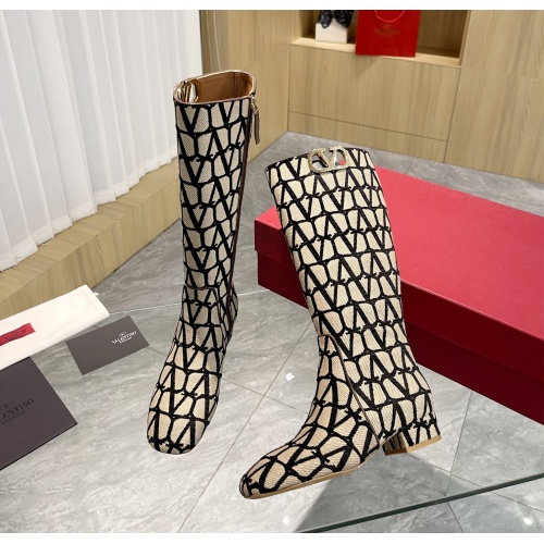 Replica Valentino Boots For Women #1149703 $150.00 USD for Wholesale