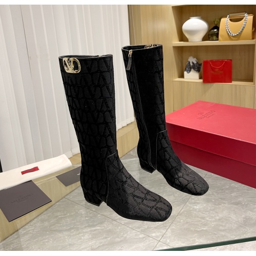 Replica Valentino Boots For Women #1149705 $150.00 USD for Wholesale