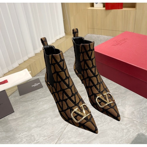 Replica Valentino Boots For Women #1149710 $122.00 USD for Wholesale