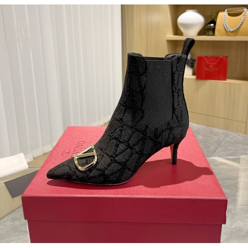 Replica Valentino Boots For Women #1149711 $122.00 USD for Wholesale