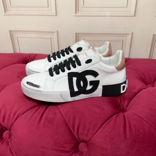Replica Dolce & Gabbana D&G Casual Shoes For Women #1149805 $98.00 USD for Wholesale