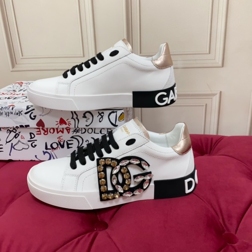 Dolce &amp; Gabbana D&amp;G Casual Shoes For Women #1149811 $102.00 USD, Wholesale Replica Dolce &amp; Gabbana D&amp;G Casual Shoes