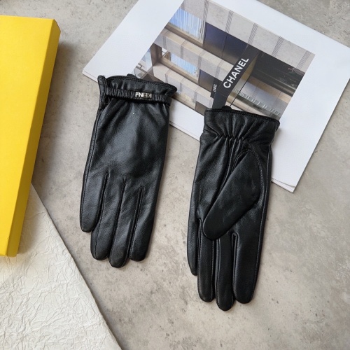 Replica Fendi Gloves For Women #1149860 $48.00 USD for Wholesale