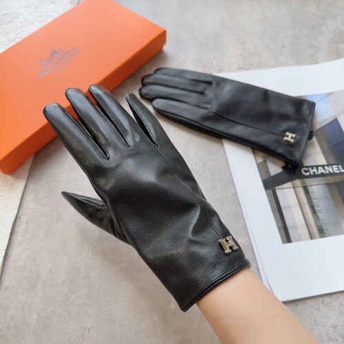 Replica Hermes Gloves For Women #1149876 $48.00 USD for Wholesale
