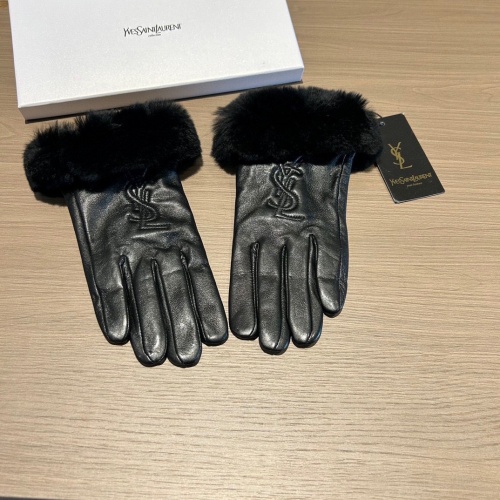 Yves Saint Laurent Gloves For Women #1149886 $56.00 USD, Wholesale Replica Yves Saint Laurent Gloves
