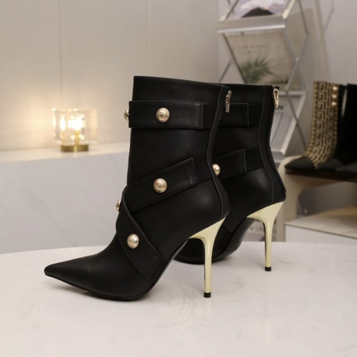 Replica Balmain Boots For Women #1149908 $108.00 USD for Wholesale