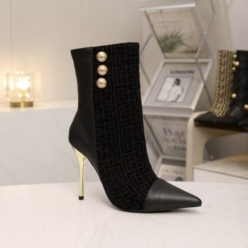 Replica Balmain Boots For Women #1149909 $108.00 USD for Wholesale