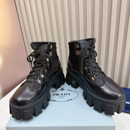 Replica Prada Boots For Women #1150065 $130.00 USD for Wholesale