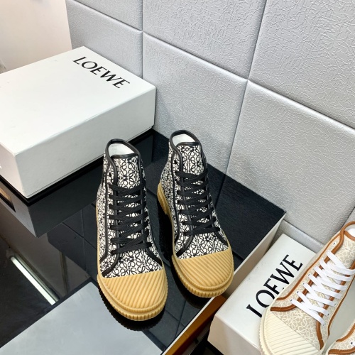 Replica Loewe High Tops Shoes For Women #1150142 $108.00 USD for Wholesale