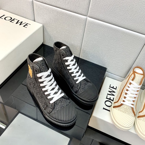 Replica Loewe High Tops Shoes For Women #1150143 $108.00 USD for Wholesale