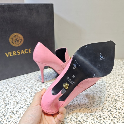 Replica Versace High-Heeled Shoes For Women #1150191 $130.00 USD for Wholesale