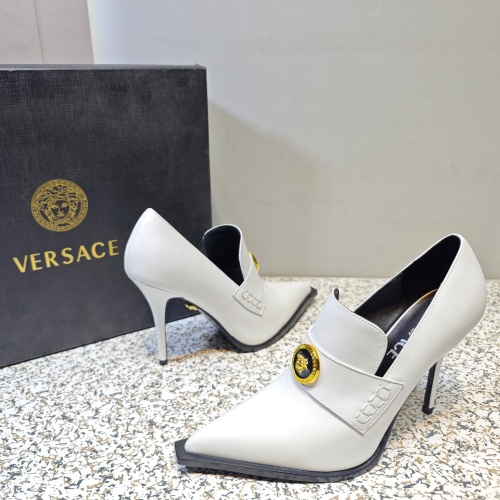 Replica Versace High-Heeled Shoes For Women #1150195 $130.00 USD for Wholesale
