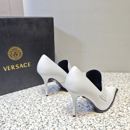 Replica Versace High-Heeled Shoes For Women #1150195 $130.00 USD for Wholesale