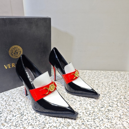 Replica Versace High-Heeled Shoes For Women #1150201 $130.00 USD for Wholesale