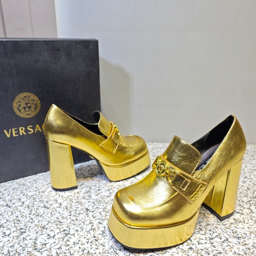 Replica Versace High-Heeled Shoes For Women #1150220 $105.00 USD for Wholesale
