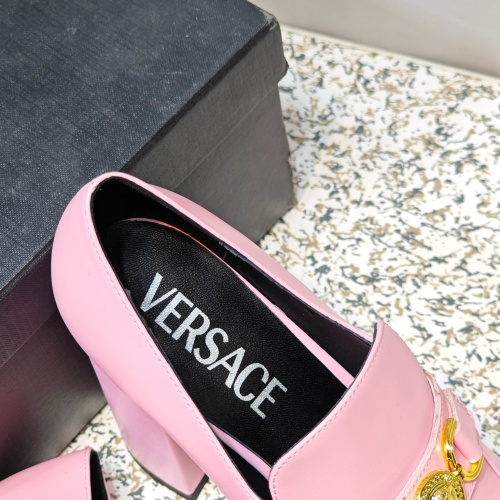 Replica Versace High-Heeled Shoes For Women #1150222 $105.00 USD for Wholesale