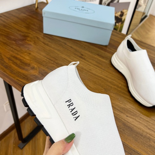 Replica Prada Casual Shoes For Women #1150247 $85.00 USD for Wholesale