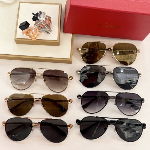 Replica Cartier AAA Quality Sunglassess #1150366 $60.00 USD for Wholesale