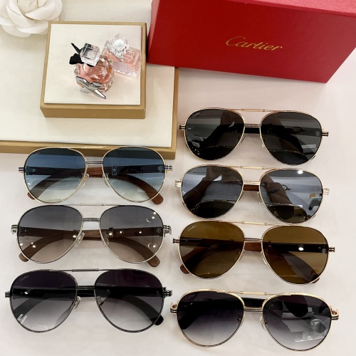 Replica Cartier AAA Quality Sunglassess #1150379 $60.00 USD for Wholesale