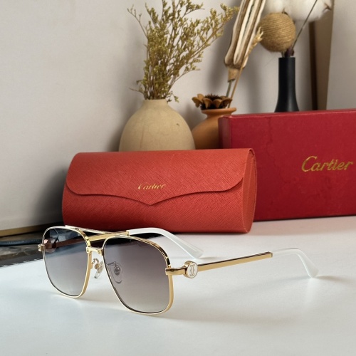 $60.00 USD Cartier AAA Quality Sunglassess #1150395